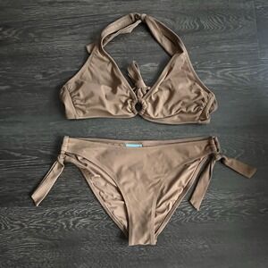 Letarte Maui Hawaii Bikini Set Top D Bottom Large Beach Vacation Tan Surf Boho